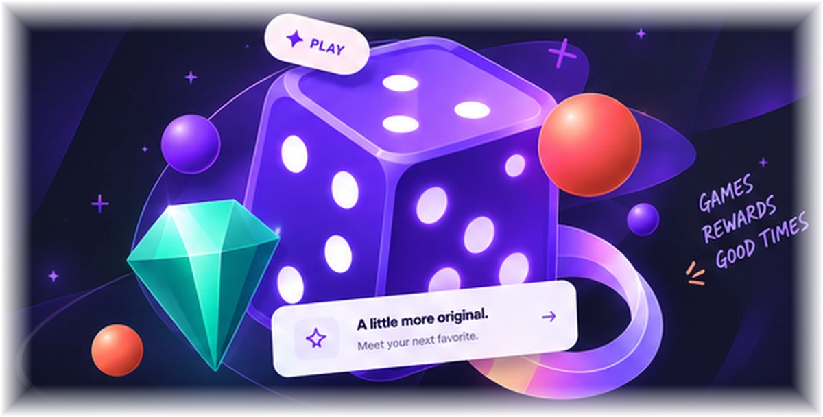 Soprize games: a dice, a gem and bonus orbs